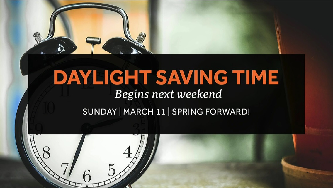 Daylignt Savings Time Spring Forward